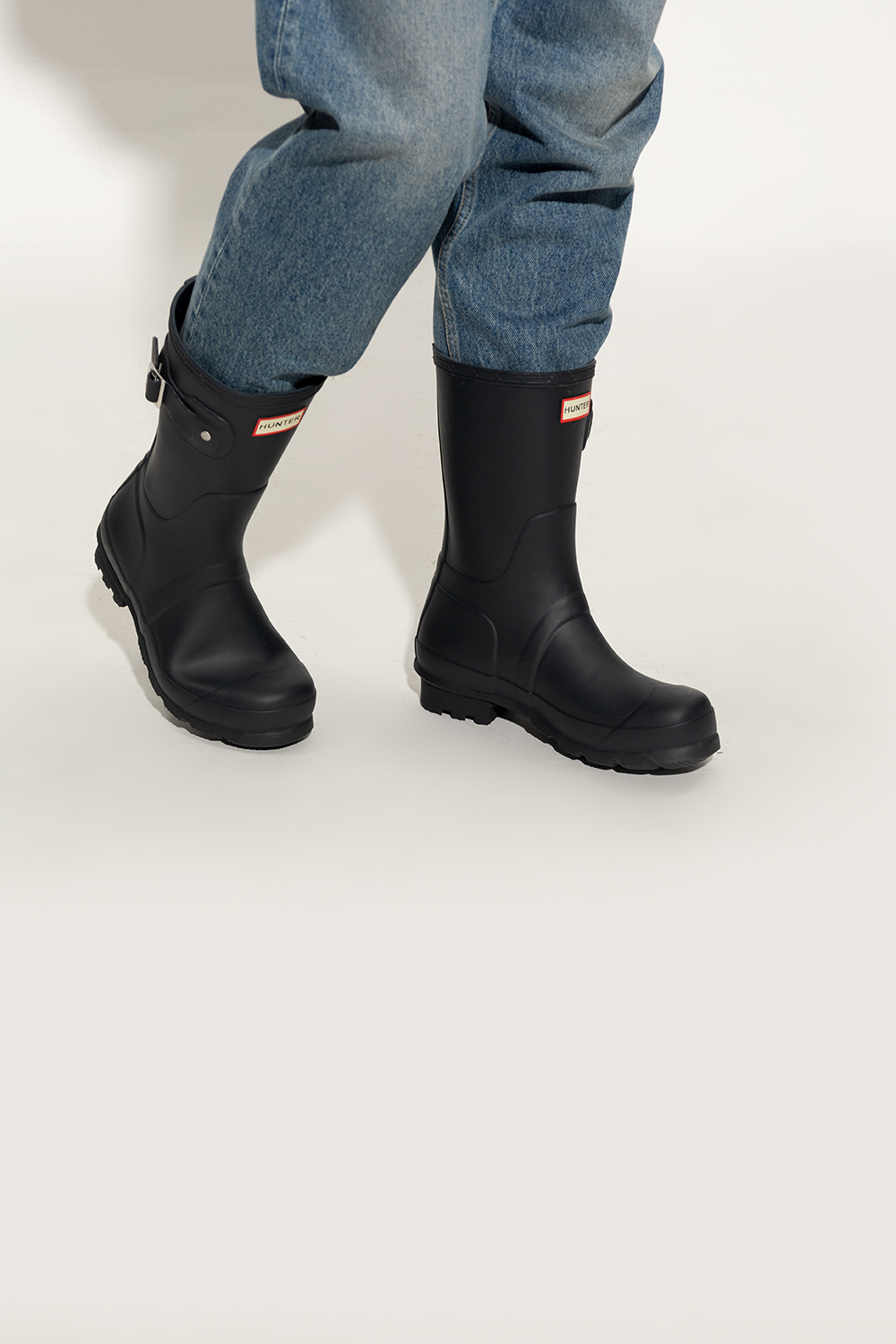 Hunter mens short outlet rain boots